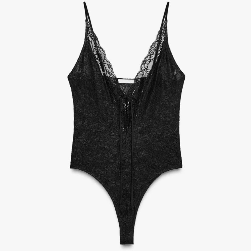 Body de encaje Zara nuevo con etiqueta talla M
