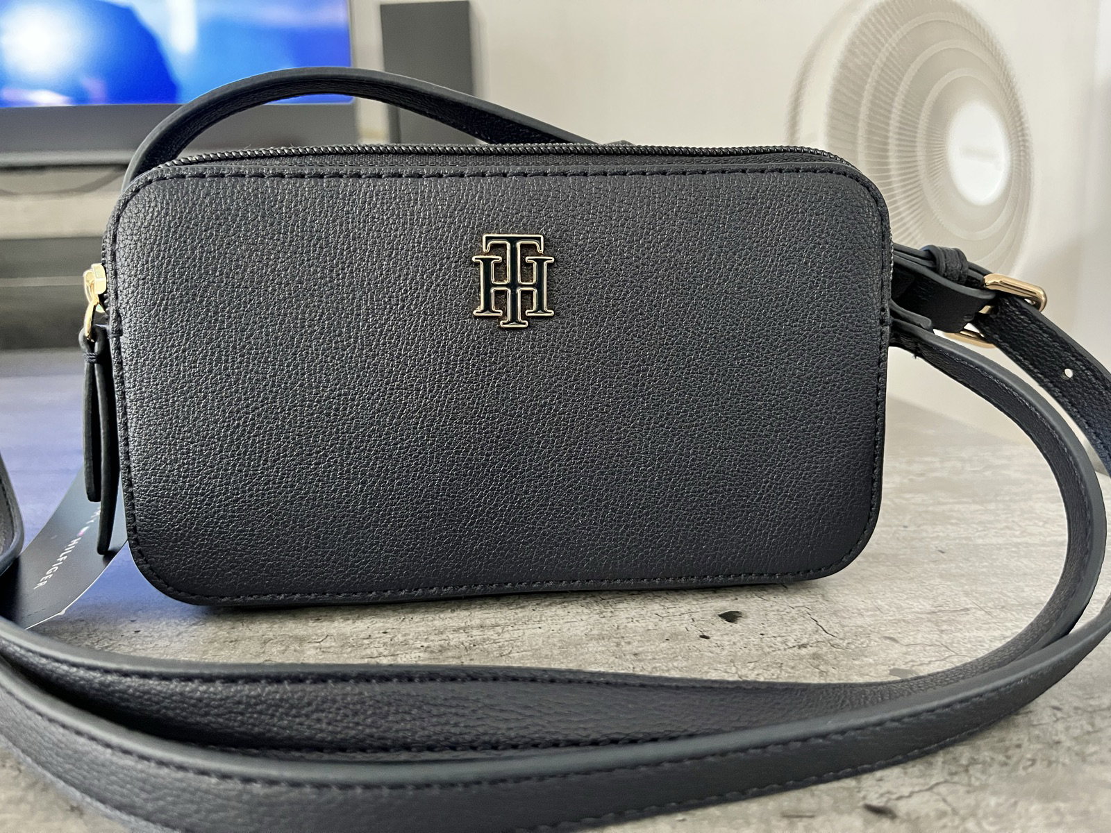 Bolsa Crossbody Azul Marino Tommy Hilfiger Nueva