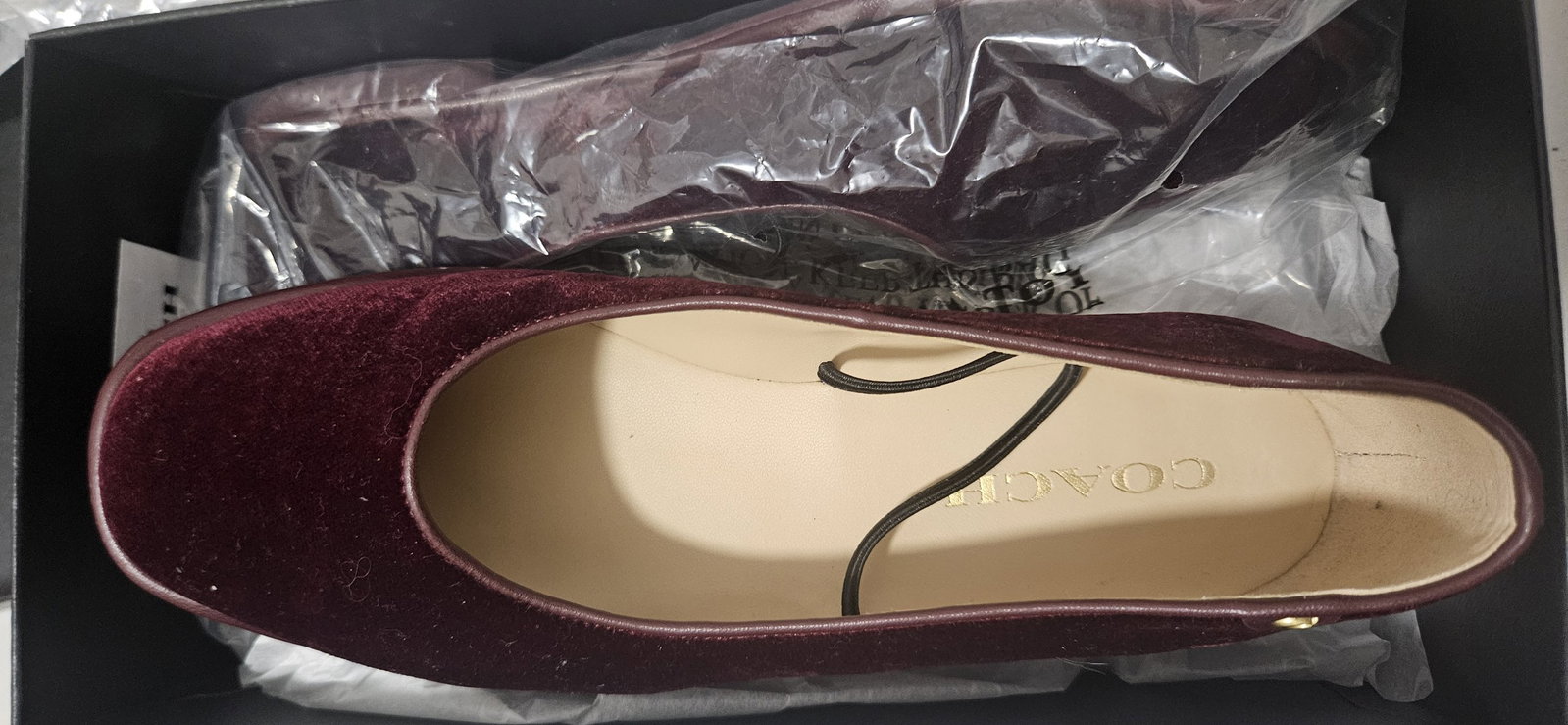 Zapatos Coach Vino Talla 24 - Como Nuevos