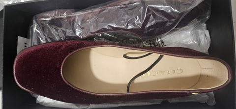 Zapatos Coach Vino Talla 24 - Como Nuevos