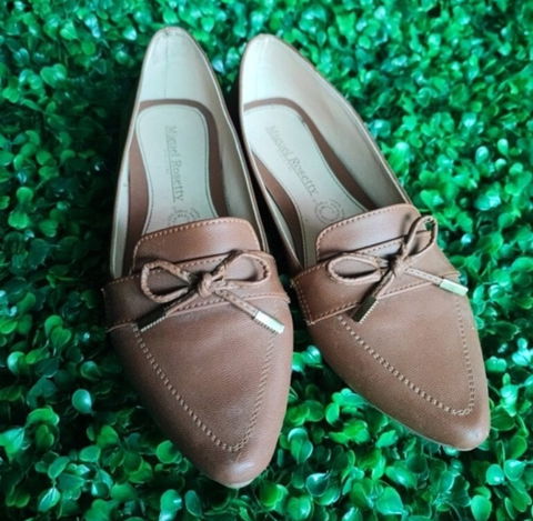 Zapatilla baja flat 4.5 color camel