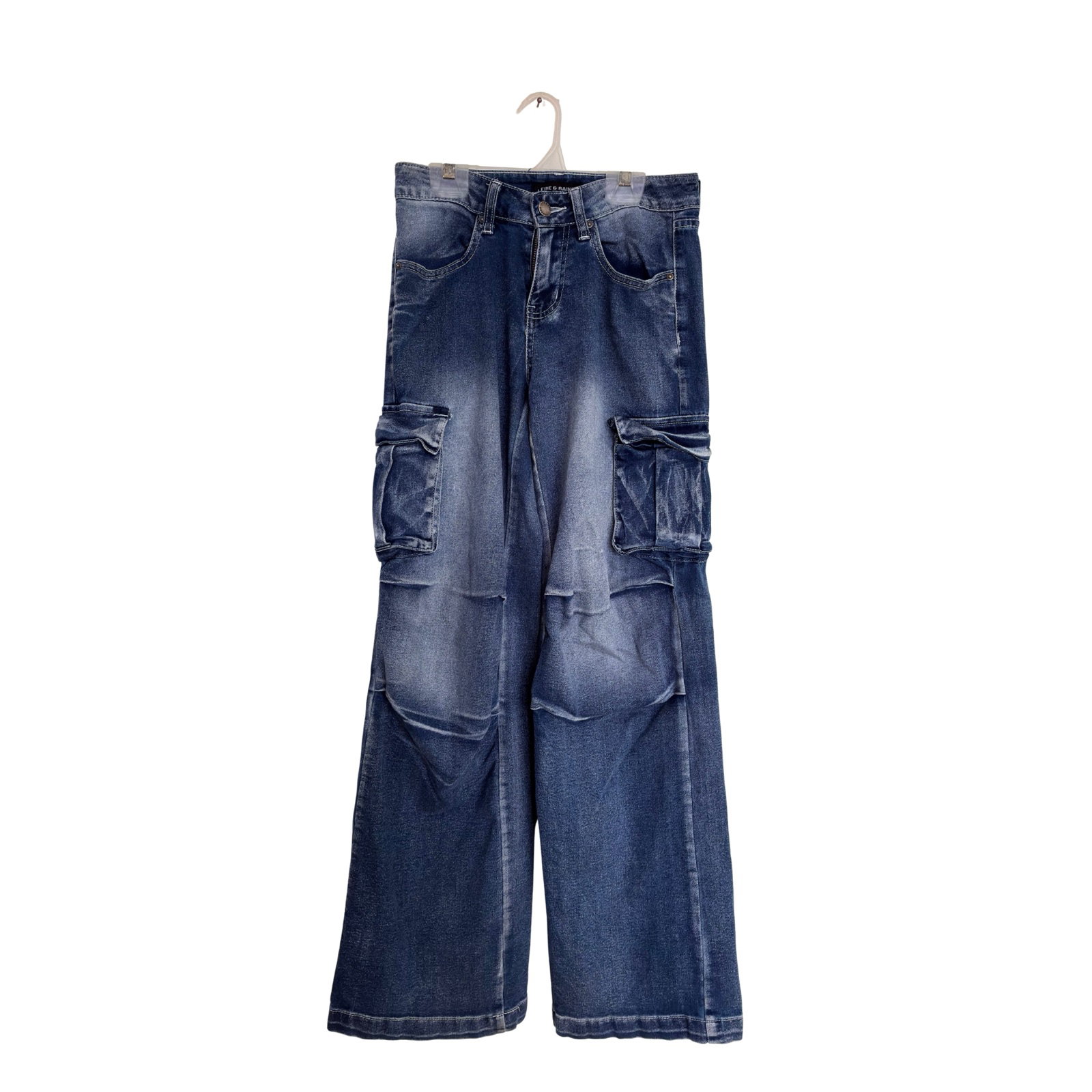 Pantalón cargo de mezclilla