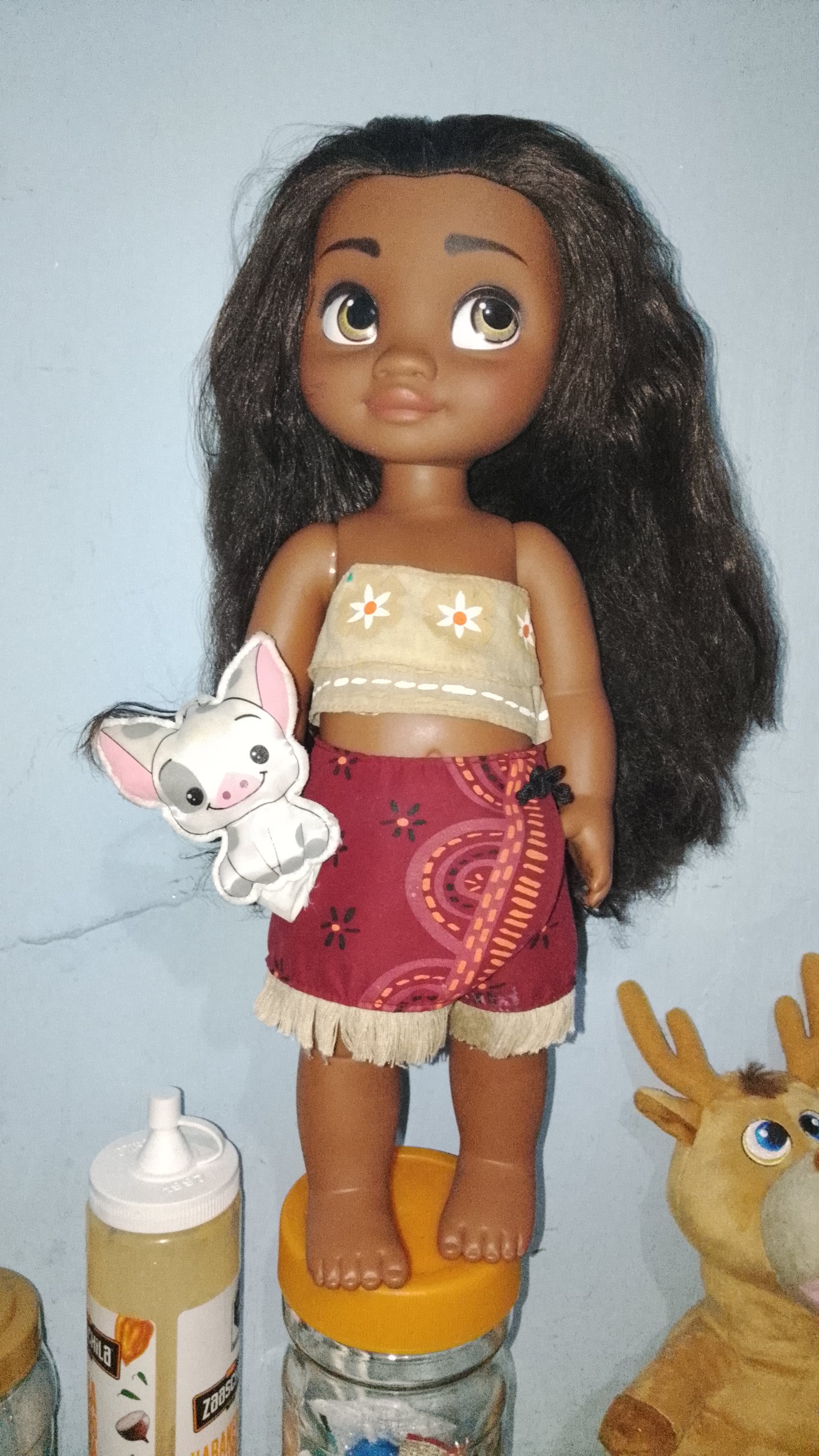 Muñeca Moana Edición Animator con Mascota