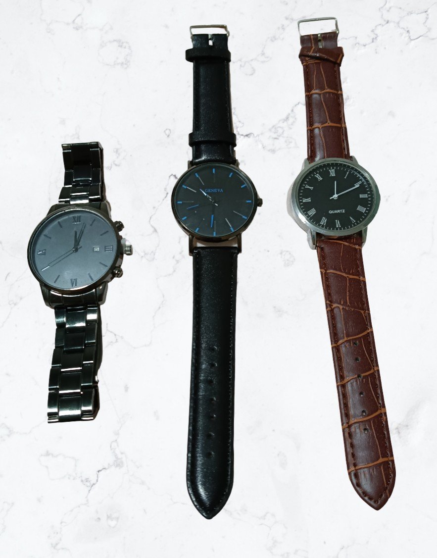 Juego de Relojes Nuevos - Incluye 3 Modelos Elegantes