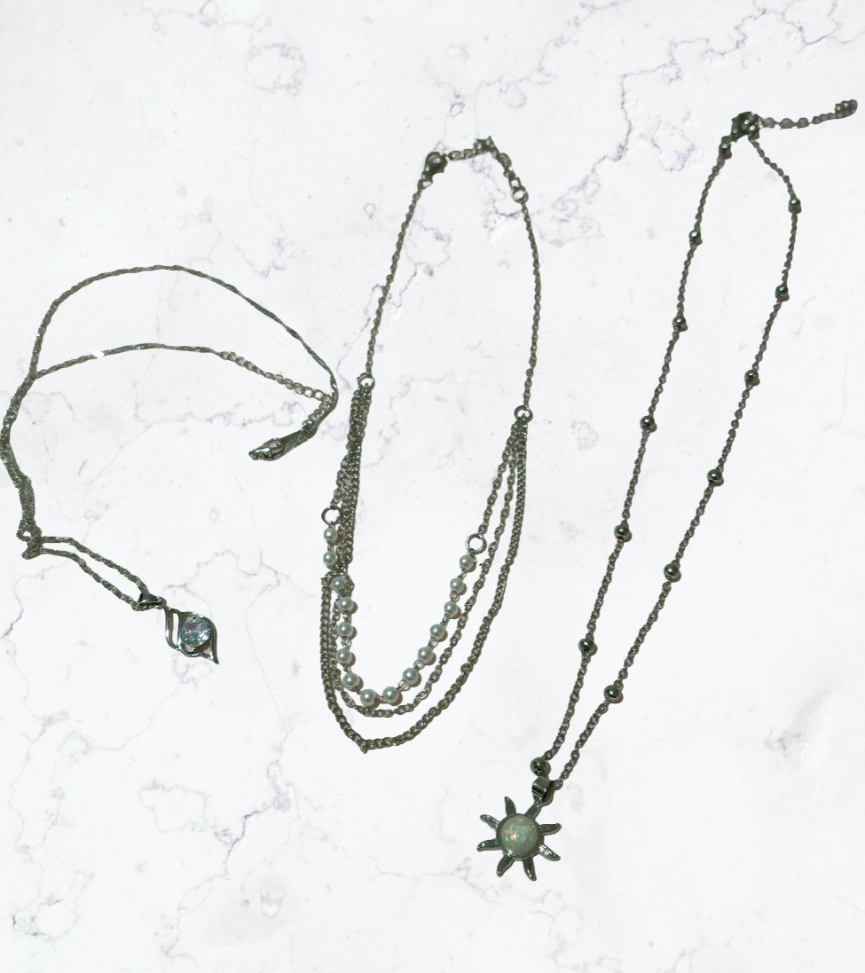 Kit de Collares plateados  - Nuevo