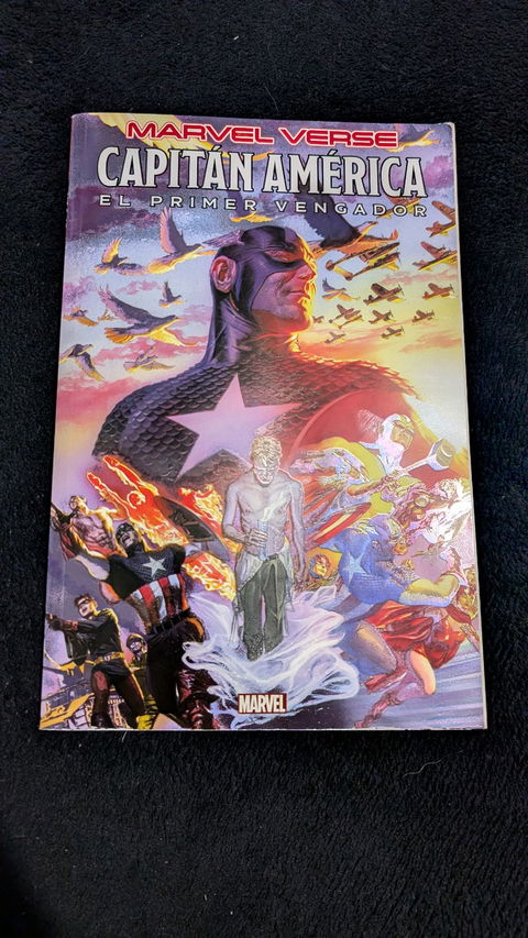 Cómic Capitán América El Primer Vengador de la colección Marvel Verse