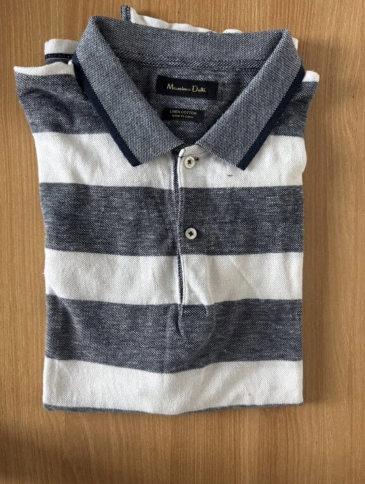 Playera Massimo Dutti a Rayas - Talla L - Como Nueva