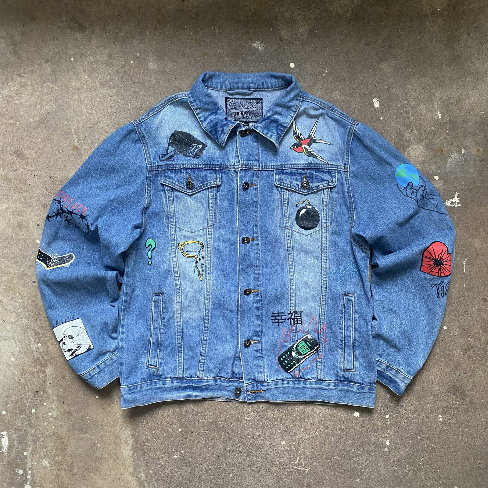 Chamarra de mezclilla Brooklyn Cloth XL