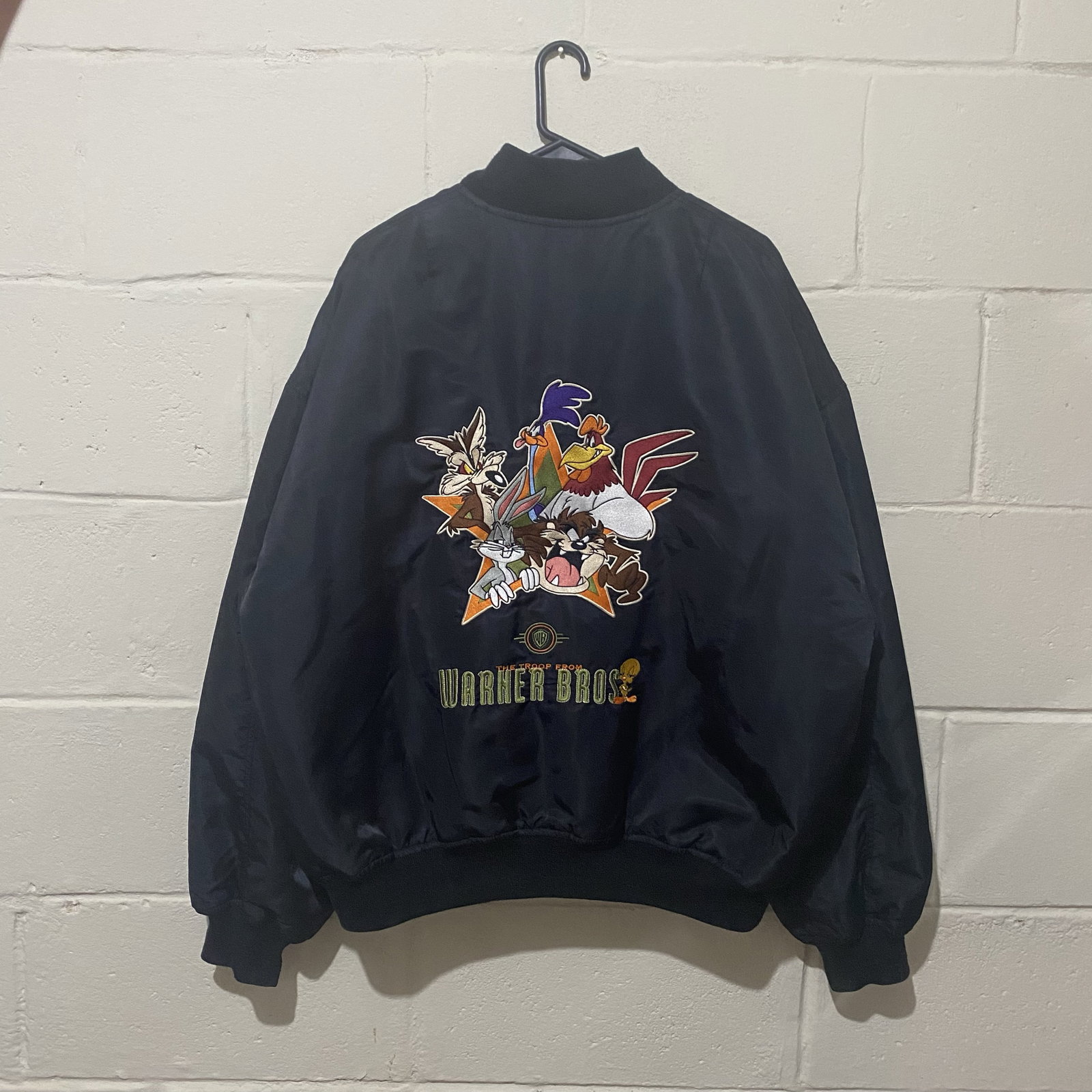 Vintage 90s Warner Bros. Looney Tunes bomber jacket