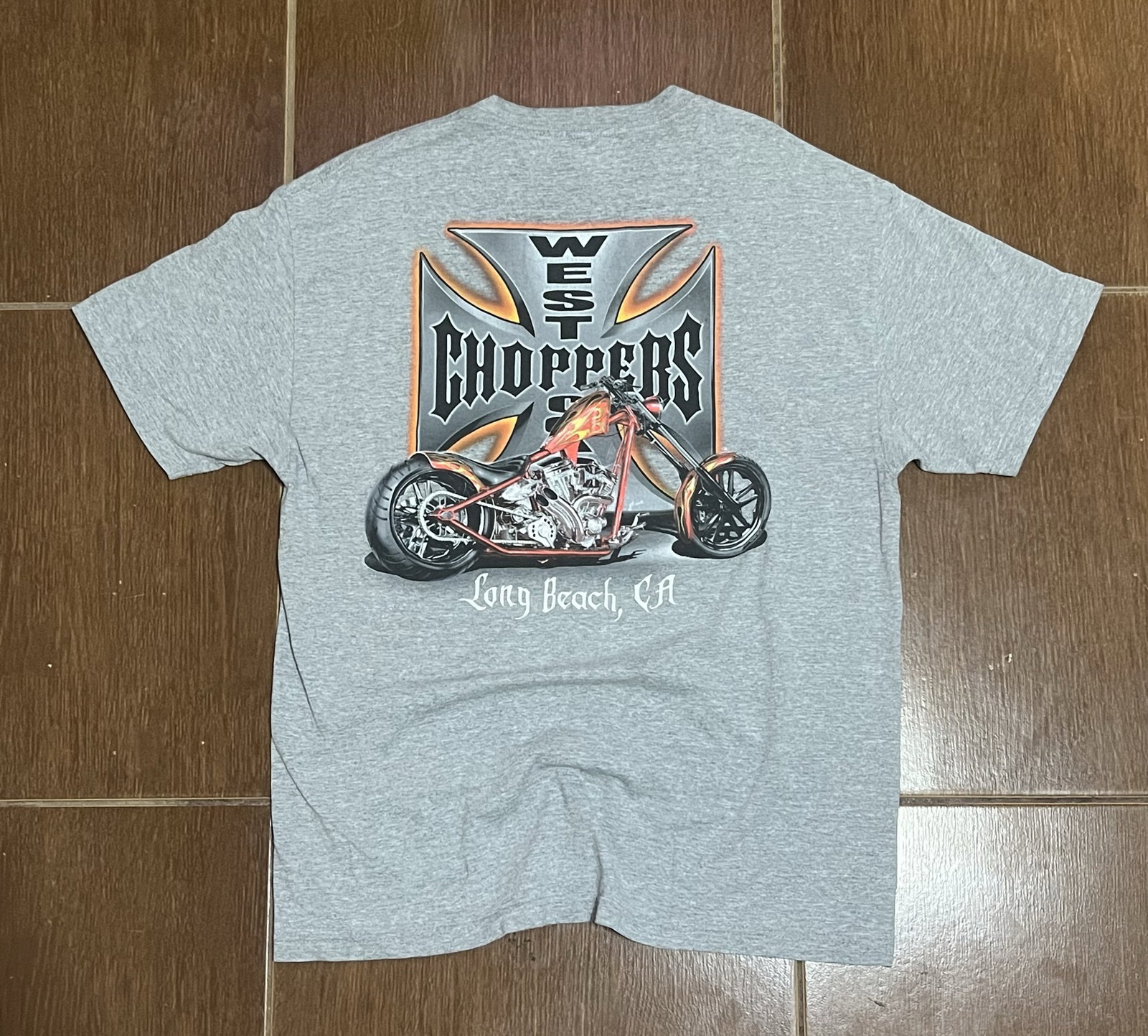 Playera Vintage y2k West Coast Choppers (Long beach, CA) 