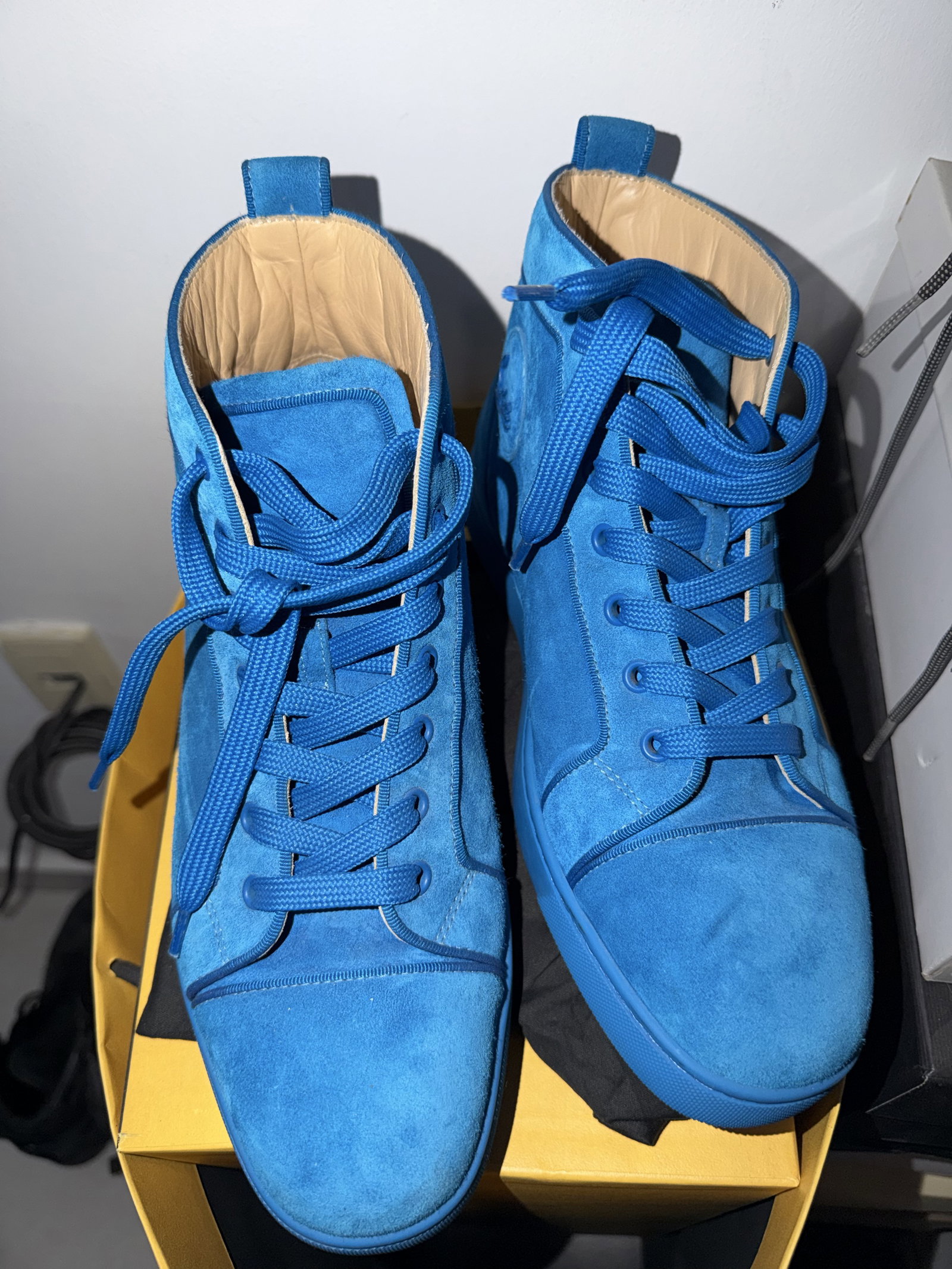 Tenis Louboutin Originales 41 1/2 Azul