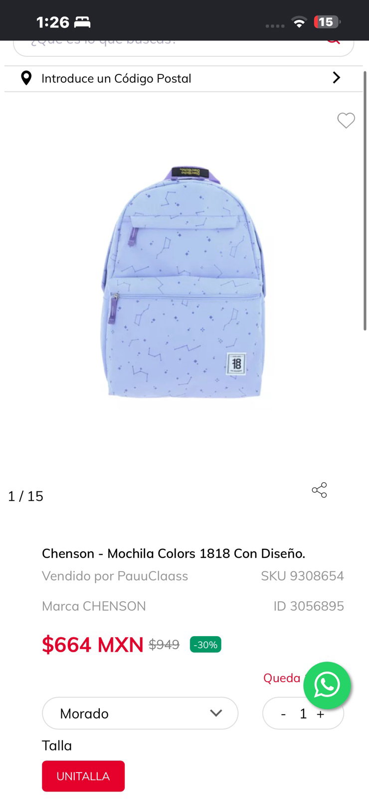 Mochila Chenson