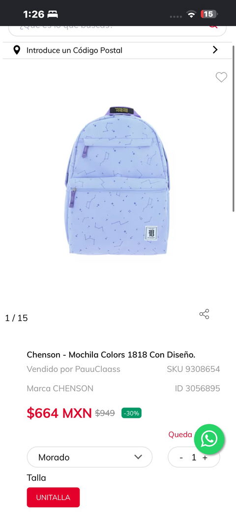 Mochila Chenson