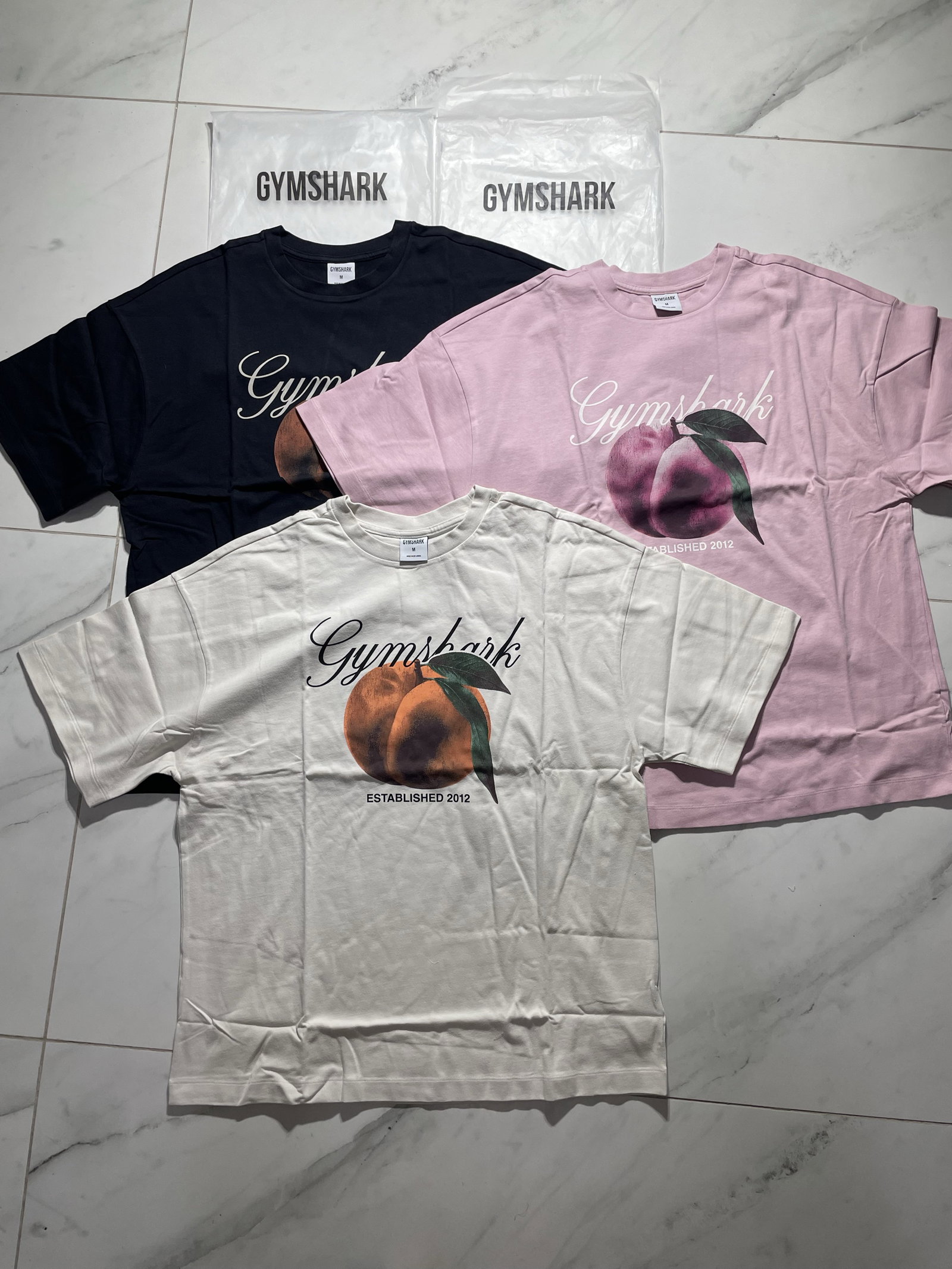Playera Juicy Peach Gymshark Original - Talla M (Nueva)