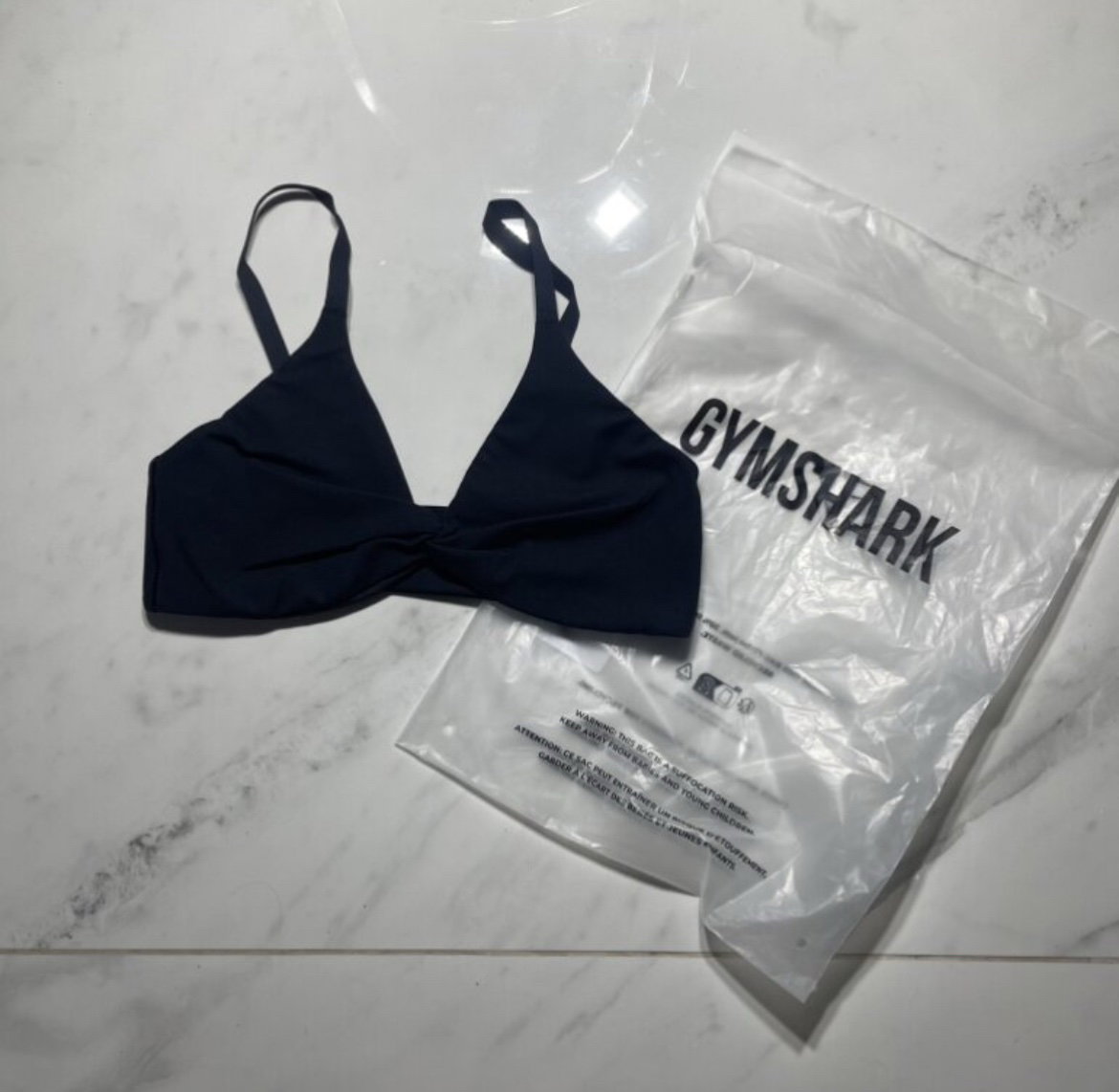 Top Gymshark Nuevo con Bolsita