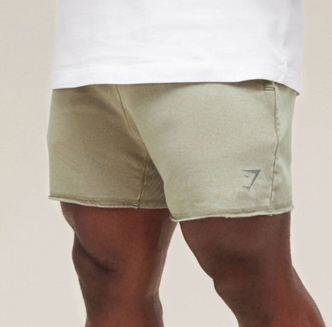Short de Algodón Verde Claro Talla S (Nuevo)