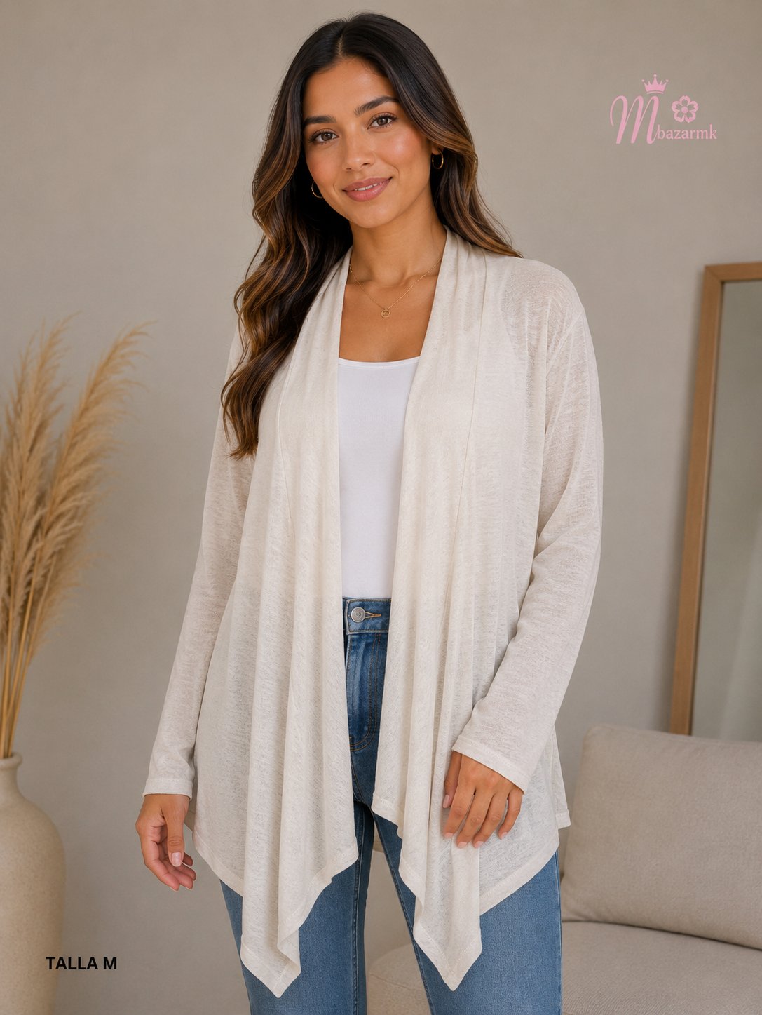 Cremieux M | Cárdigan Largo Beige ✨