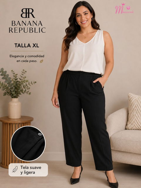 Banana Republic | Pantalón Negro Mujer