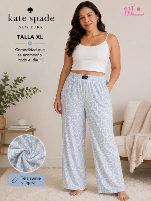 Pantalón Pijama Wide Leg Kate Spade Talla XL