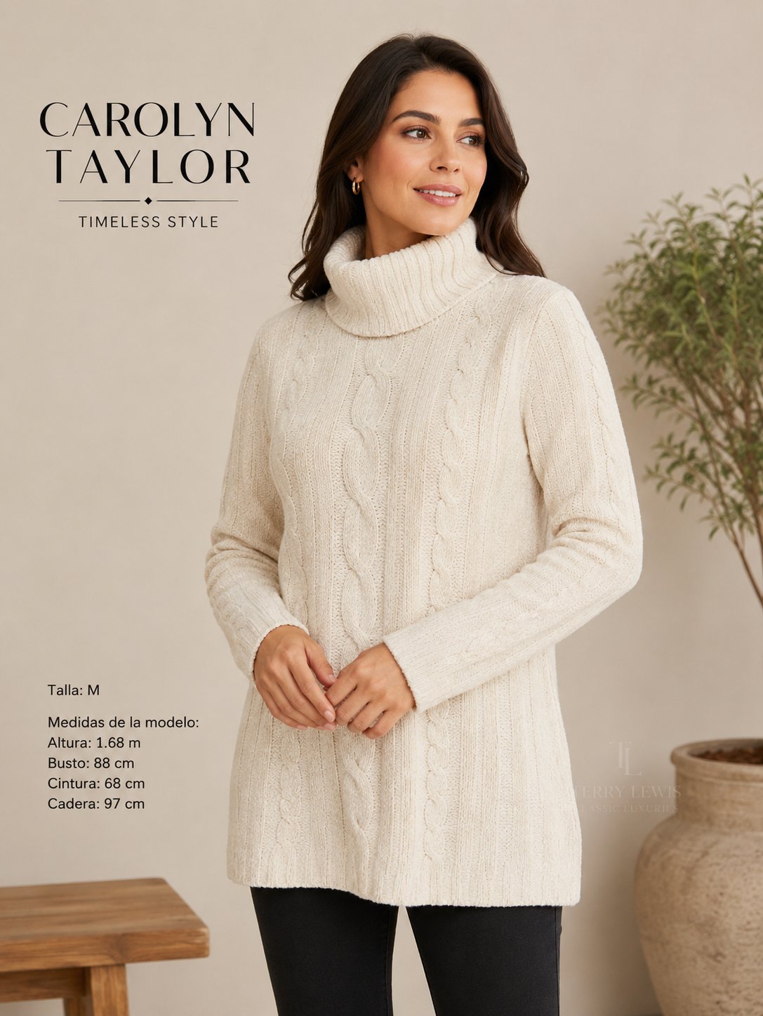 CAROLYN TAYLOR | Suéter Cuello Tortuga