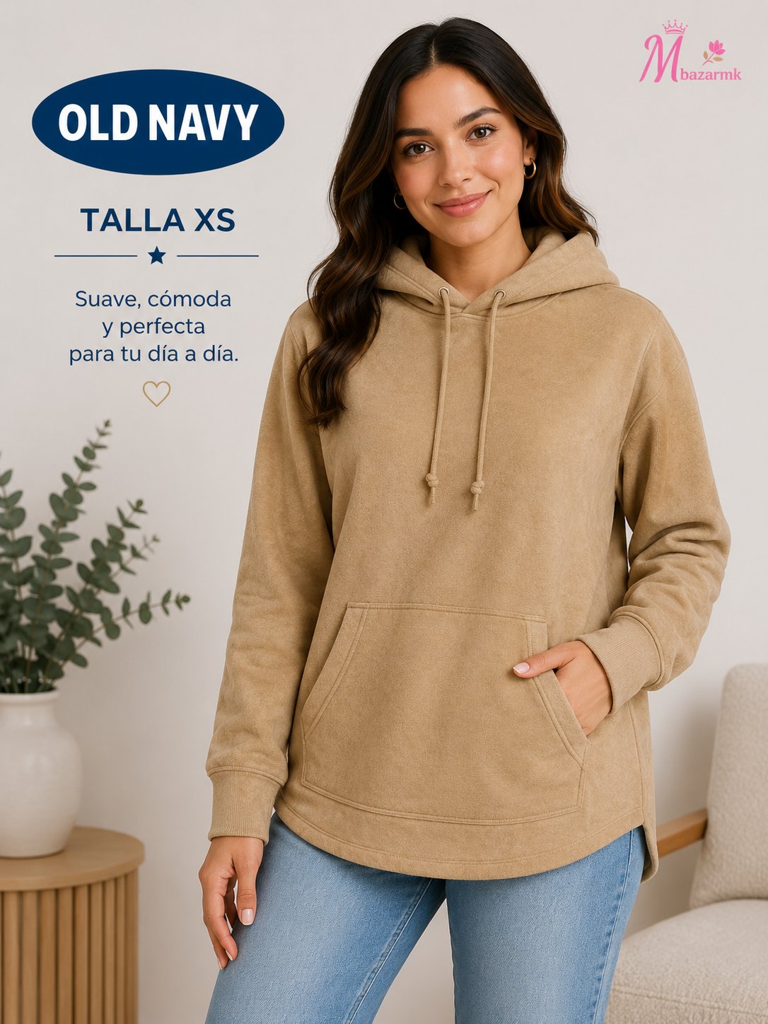 Old Navy Hoodie Oversized Camel