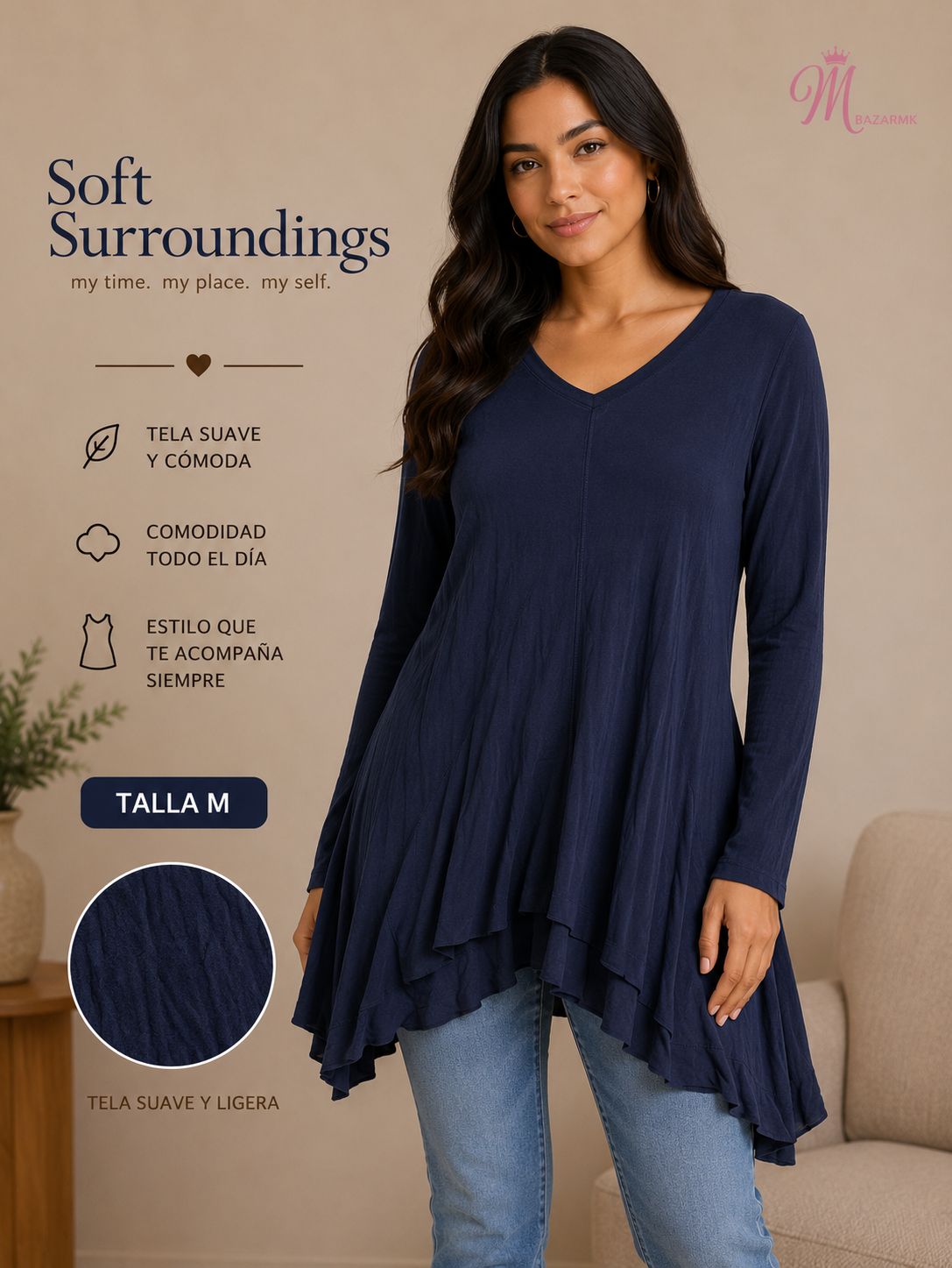 Blusa Túnica | Soft Surroundings