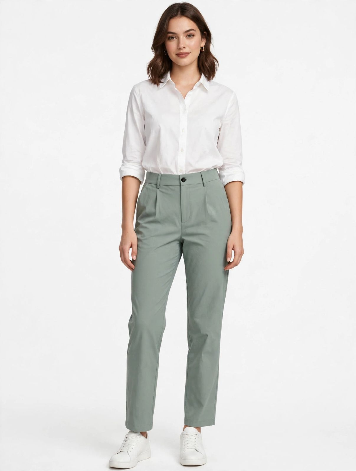 Pantalón de vestir verde sage talla XL/33 en excelente estado