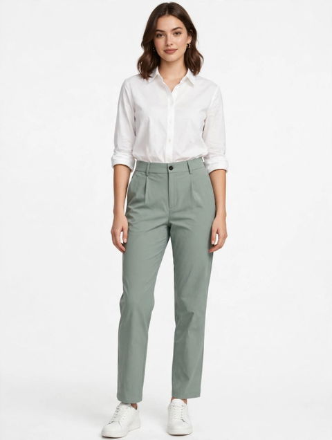 Pantalón de vestir verde sage talla XL/33 en excelente estado