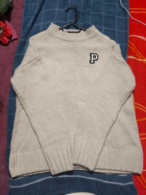 Suéter PINK Victoria's Secret Beige Talla XS Oversize