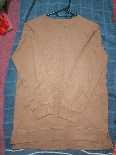 Sudadera Art Class Oversize Color Camel Talla L (10/12)