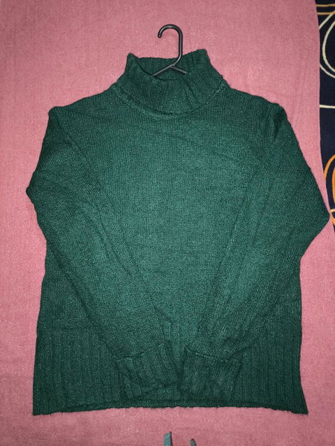 Suéter Carolyn Taylor Verde Botella Talla XL