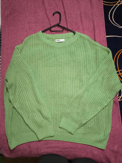 Suéter Sonoma Goods For Life Verde Claro Talla XL Oversize