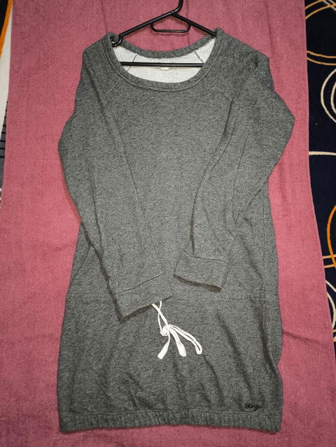 Sudadera DKNY Gris Jaspeado Talla S