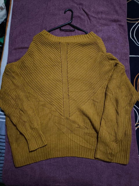 Suéter a.n.a. Mostaza Talla PXXL Petite Ideal para Chaparritas