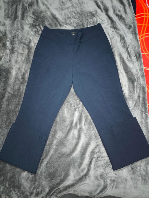 Pantalón de vestir ANN TAYLOR FACTORY talla 8 azul marino