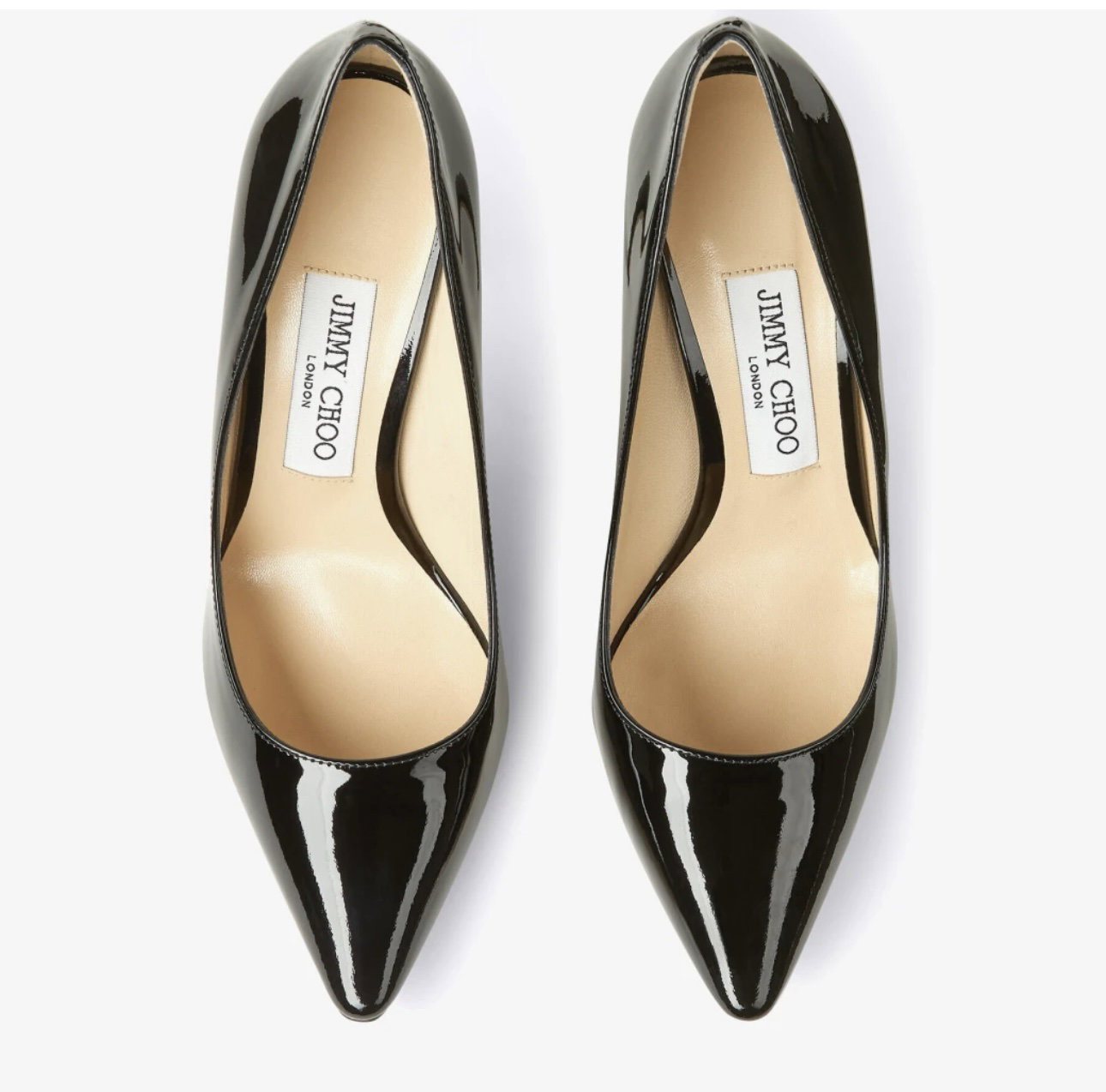 Zapatillas Jimmy Choo 'Romy 85' en Charol Negro Talla 40.5