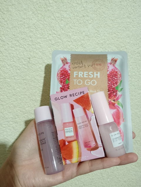 Mini Kit Glow Recipe para Piel Mixta - Incluye Tónico, Suero y Mascarilla