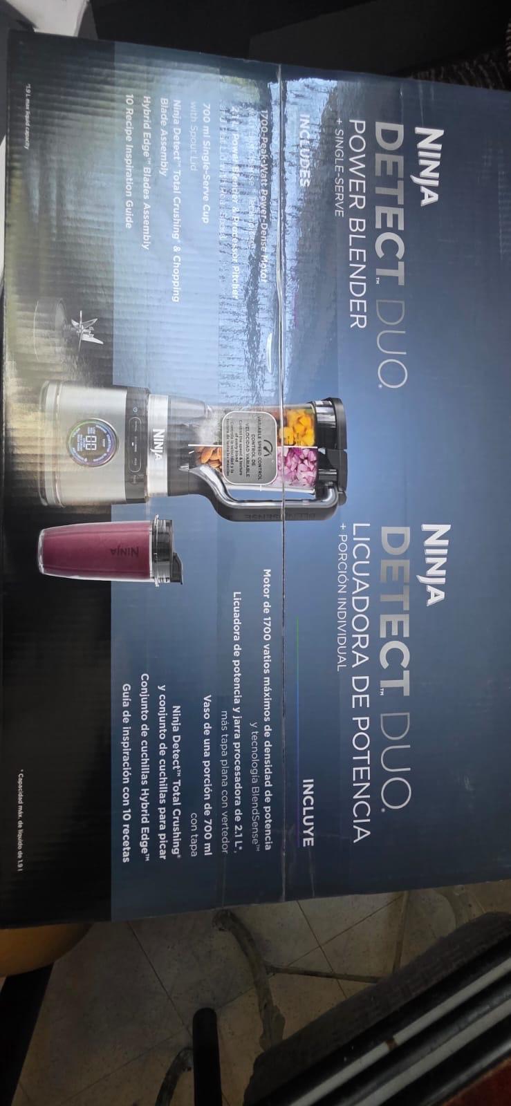 Licuadora Ninja Dúo Detect - Nueva y Sellada