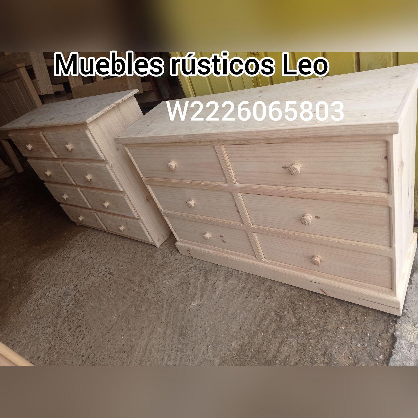 Muebles rústicos Leo.
