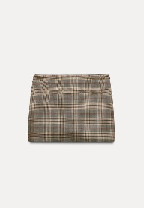 Falda tartan Zara