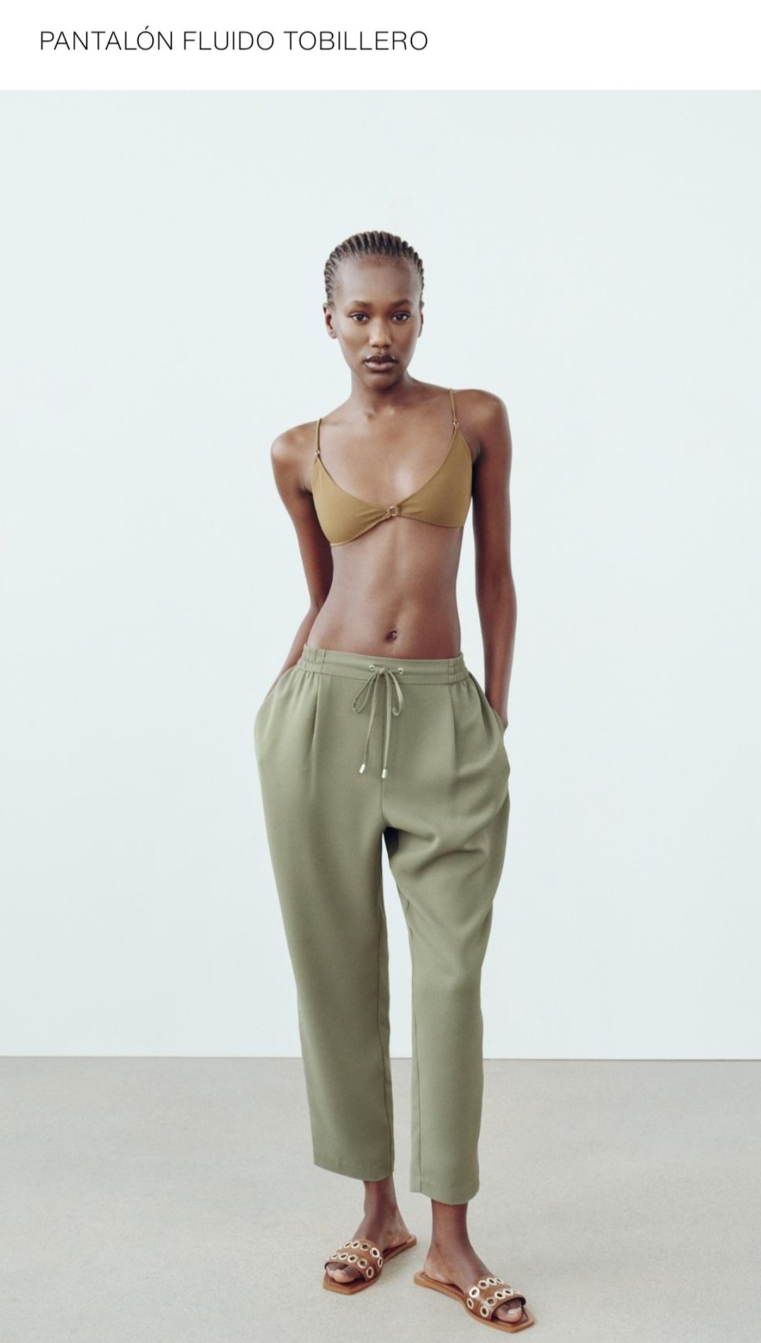 Pantalón fluido Zara 