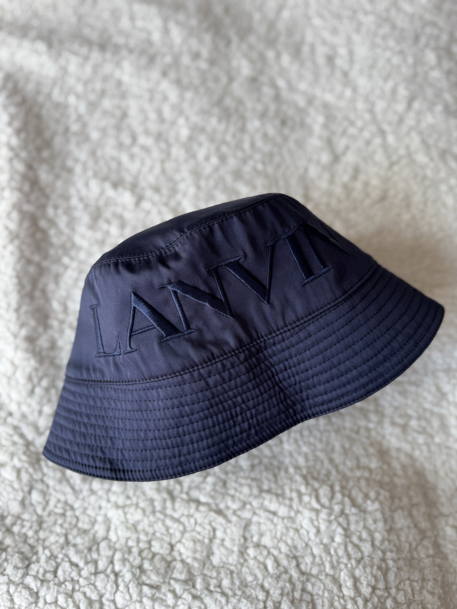 Bucket Hat Lanvin Reversible Azul Marino
