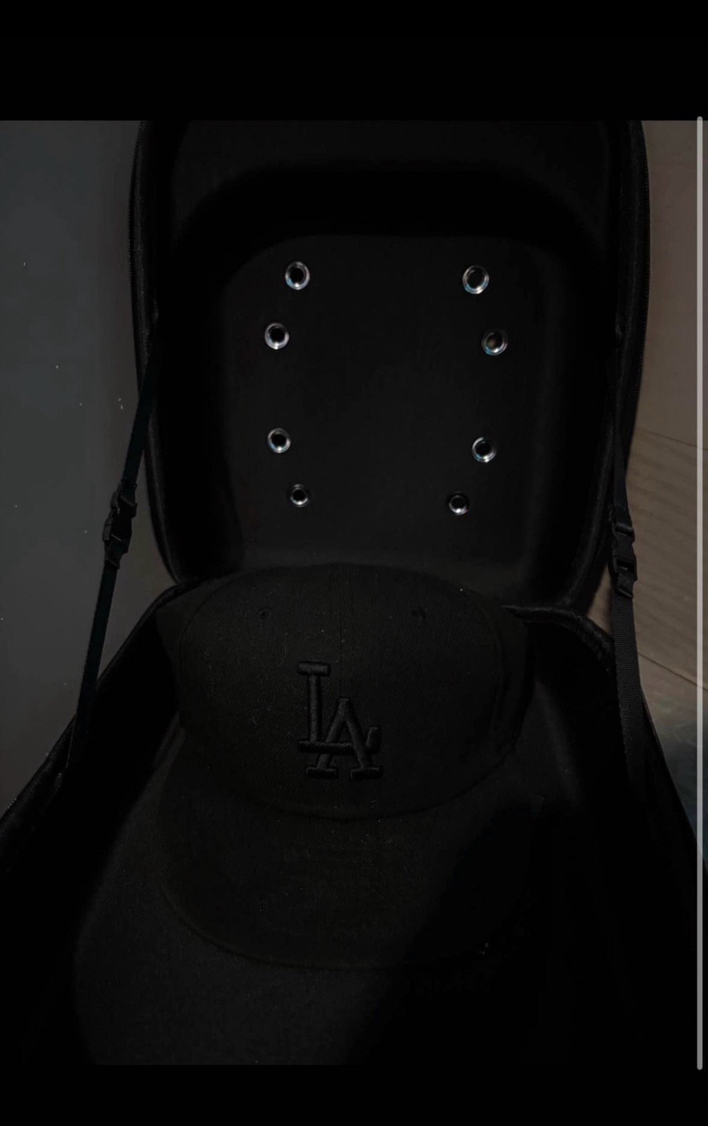 Gorra New Era original Black LA talla 7 3/8
