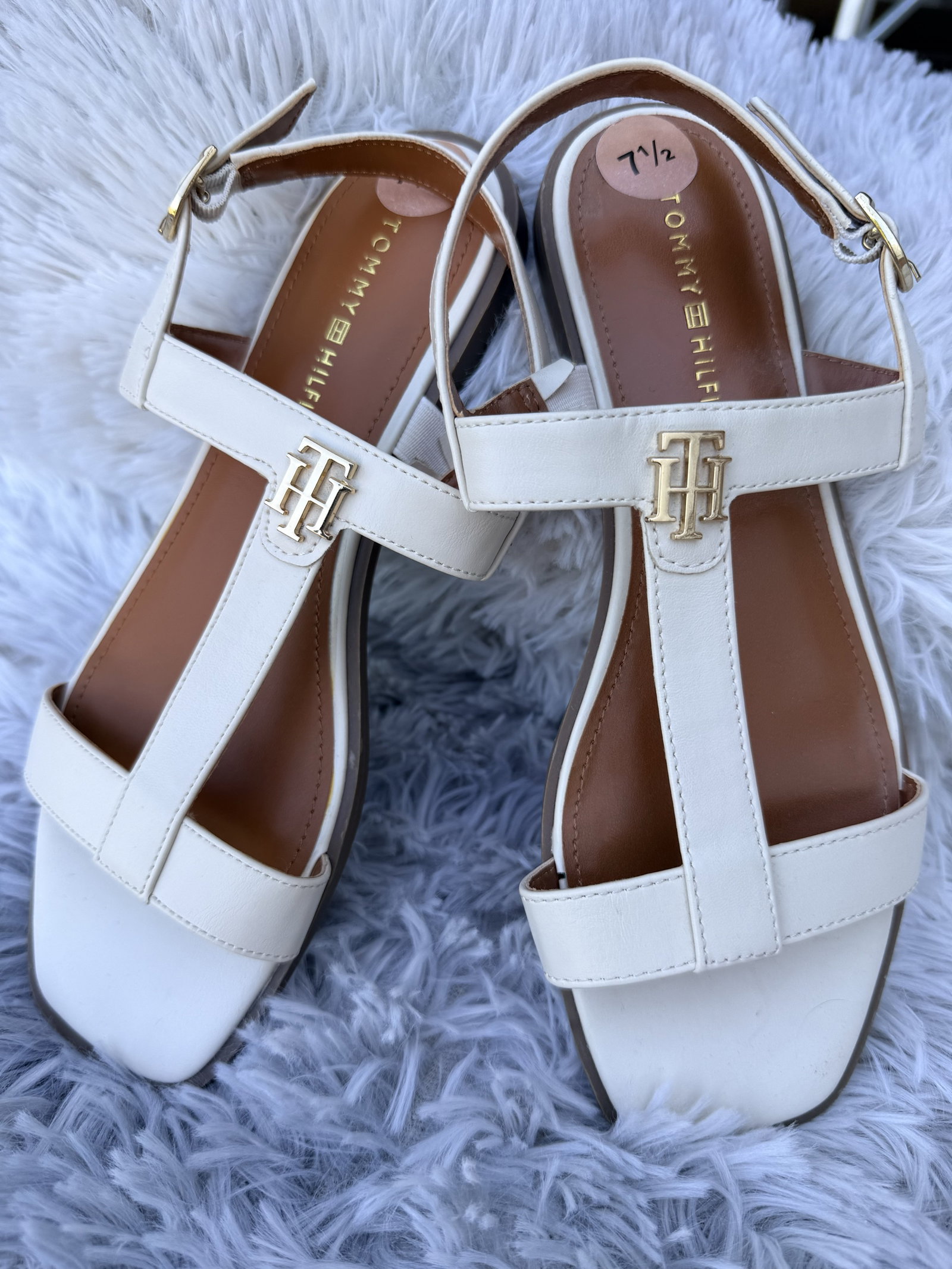 Sandalias Tommy Hilfiger Nuevas #24.5 (mejor para #24)