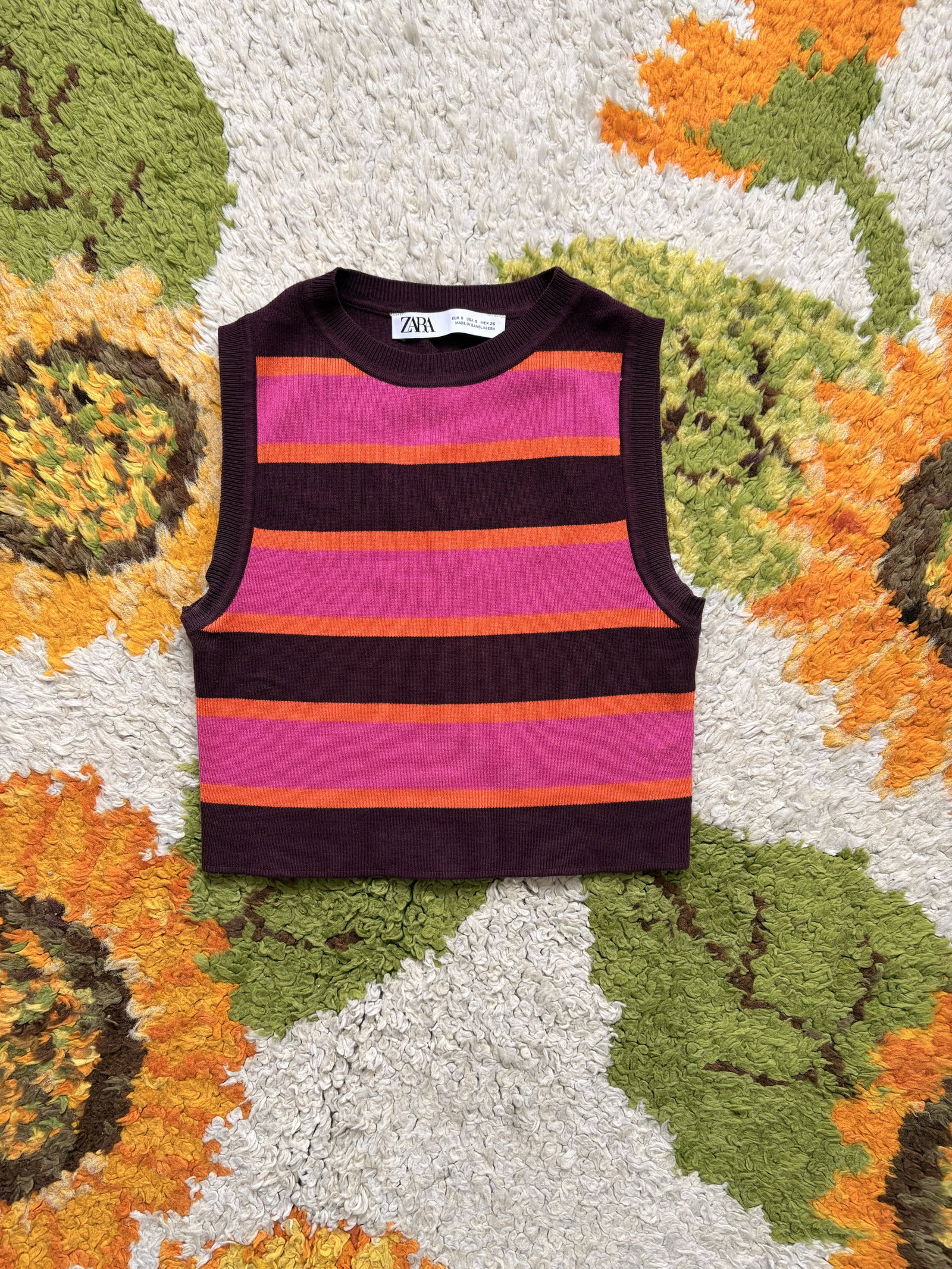 Top Zara a Rayas en Excelente Estado