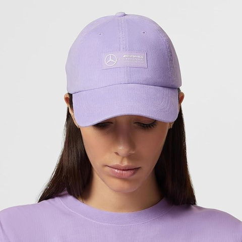 Gorra Mercedes Lila Original Seminueva