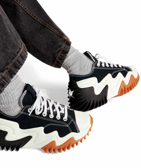 Tenis Converse Run Star Motion Negros en Choclo de Lona Unisex