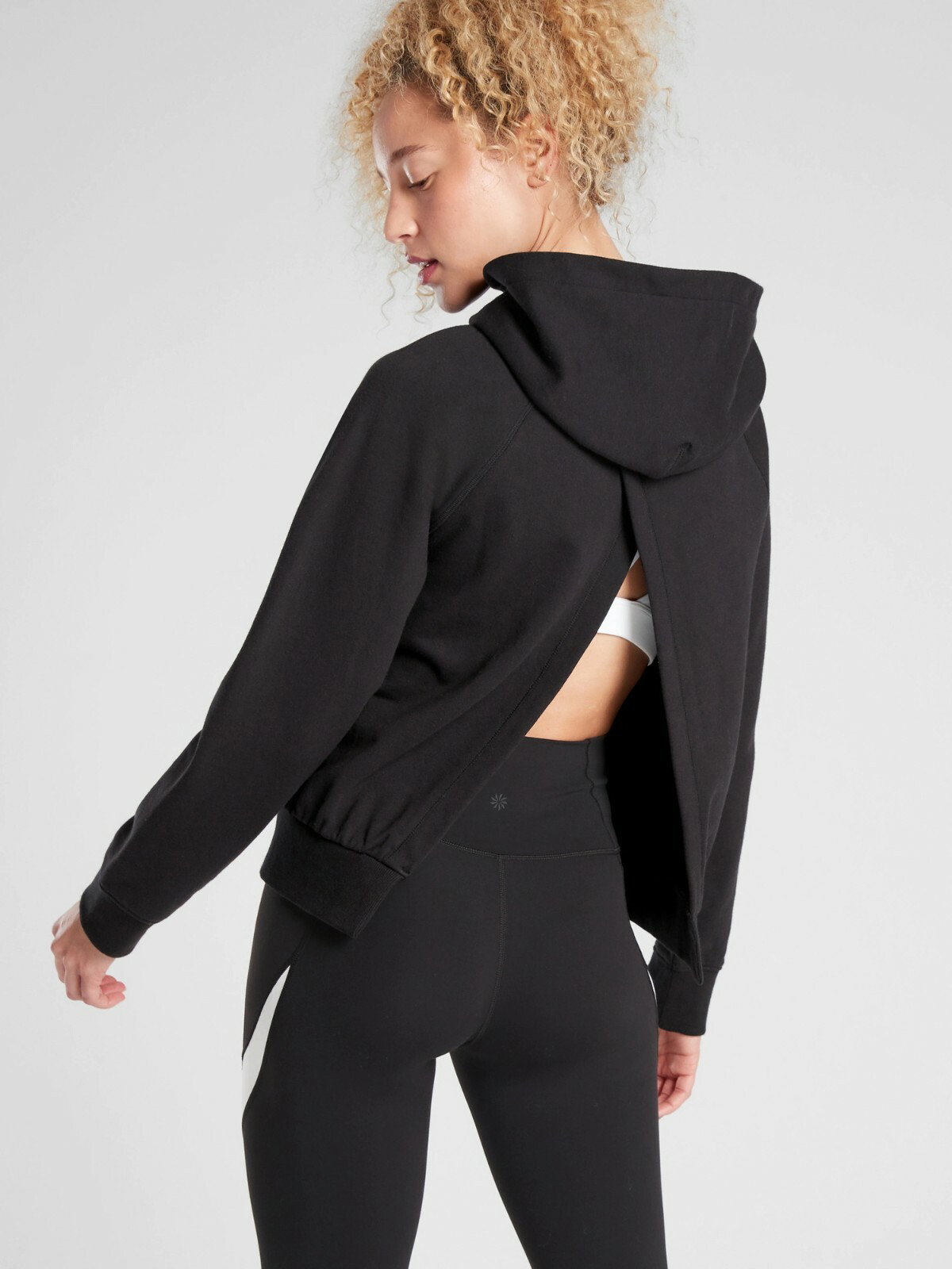 Hoodie Athleta Moonrise Open Back Talla XL