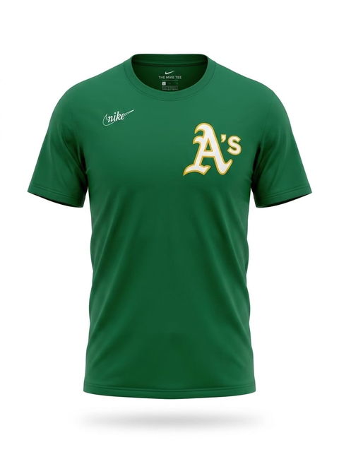 Camisa Nike Original Nueva con Etiqueta - Verde A's