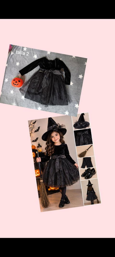 Vestido brujita 🎃 halloween